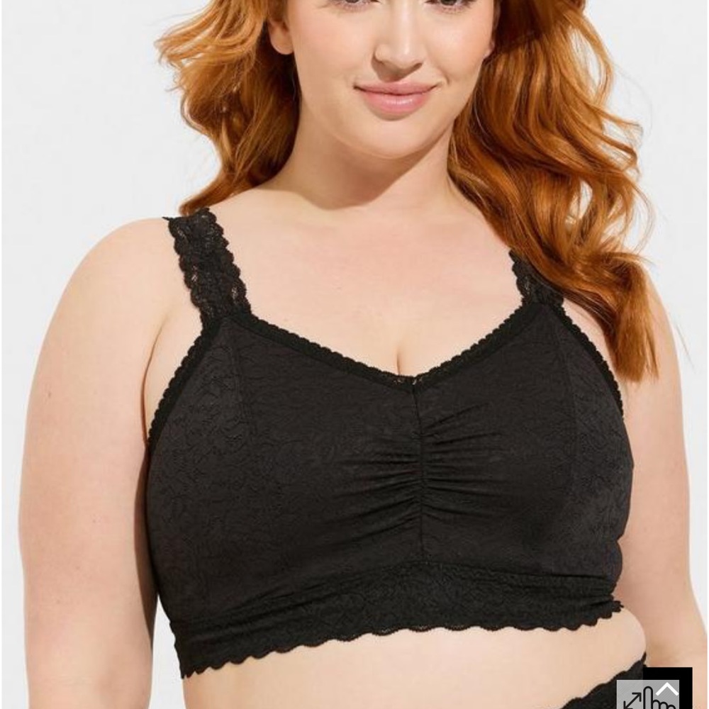 Torrid Bralite Unlined 4-Way Stretch Lace Bralette